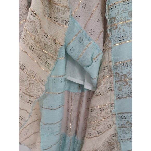 Anthropologie Me 2 Magic Dress XL Boho Fringe Tassel Tie Fairy Festival Resort - Picture 7 of 11